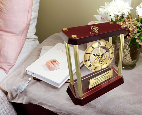 Engrave Clock Doctor Registered Nurse Service Award BSN RN Retirement Physician