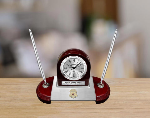 Law enforcement service award police officer retirement promotion gift policeman