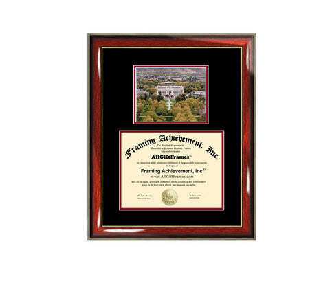 University of Utah diploma frame certificate framing graduation gift graduate document college plaque campus photo