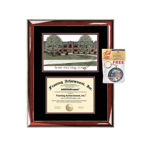 Rose-Hulman Institute of Technology diploma frames lithograph Rose Hulman degree frame campus image certificate framing graduation gift graduate