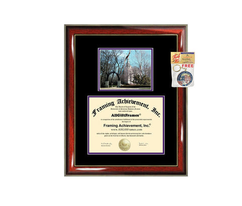 Northwestern University diploma frame campus degree certificate framing gift graduation frames plaque certification award document