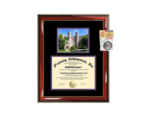 West Chester University diploma frame campus photo certificate framing graduation WCU document college degree plaque graduate