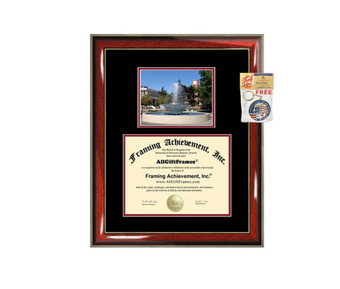 Fresno State University diploma frame certificate framing graduation Cal State gift college campus photo California State University Fresno