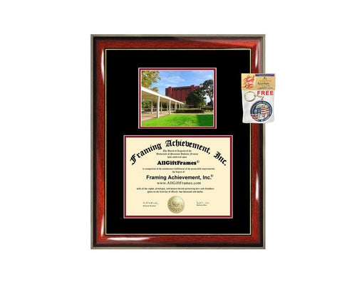 Lamar University diploma frame campus certificate Lamar college degree frames framing gift graduation plaque document graduate