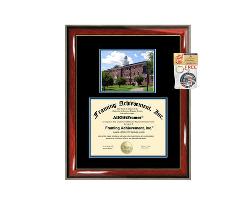 WCSU diploma frame Western Connecticut State University framing graduation campus photo certificate document college degree plaque graduate