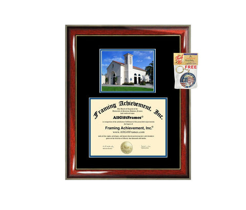 Vanguard University diploma frame of Southern California campus photo certificate framing graduation degree plaque graduation picture gift