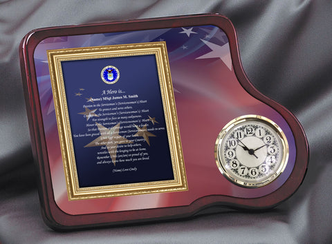 USAF gift clock retirement