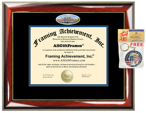 SCSU diploma frame Southern Connecticut State University school campus picture degree certificate framing gift graduation frames plaque case
