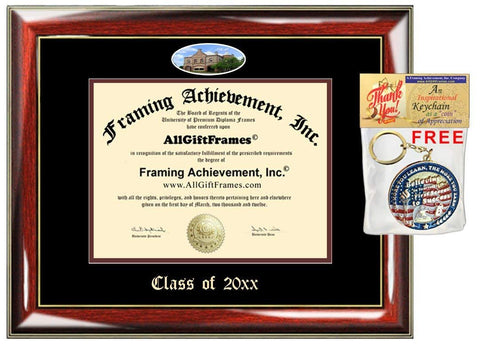 AllGiftFrames Custom Diploma Frame Embossed Colgate University Best Graduation Degree Frame Double Mat Campus Fisheye Colgate Picture Frame Cheap Degree Certificate Graduate Gift