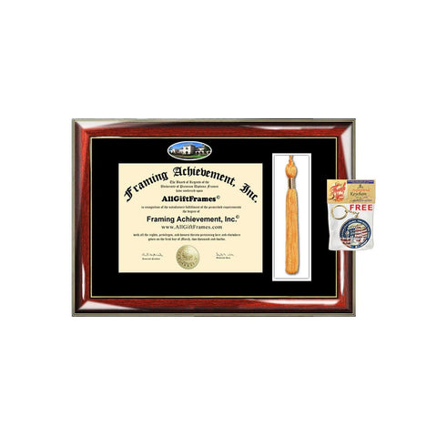 Rollins College Tassel Diploma Frame Degree School Rollins Campus Photo Custom Tassel Holder Case College Plaque Certificate Degree Frames Certificate Framing Graduation Gift