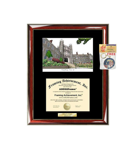 Princeton University Diploma Frame Lithograph Degree Graduation Frames Certificate Framing Prestige Single Black Mat Custom Diploma Frame