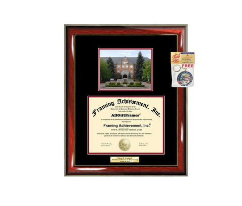 Diploma Frame Gonzaga University Graduation Gift Idea Engraved Picture Frames Engraving Degree Large Personalized Cheap Graduate Bachelor Masters MBA PHD Doctorate