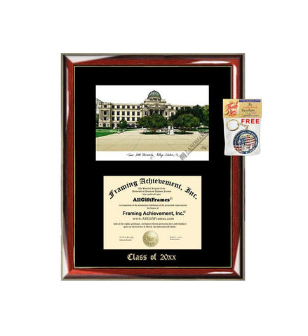 TAMU Diploma Frame Emboss Lithograph Texas A&M University College Station Graduation Degree Framing Plaque Certificate Gift Black Matted University Diploma Frames
