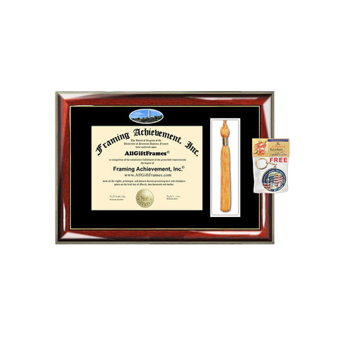 Pepperdine University Tassel Diploma Frame Pepperdine Campus Picture Double Degree Plaque Tassel Holder Framing Graduation Gift Bachelor Master MBA Doctorate PHD Certificate Case