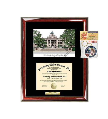 AllGiftFrames Western Kentucky University Diploma Frame Matted WKU Lithograph Degree Framing College Plaque Graduation Gift Graduate Holder