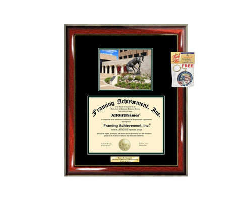 Diploma Frame UTRGV University of Texas Permian Basin Graduation Gift Idea Engraved Picture Frames Engraving Degree Graduate Bachelor Masters MBA PHD Doctorate School