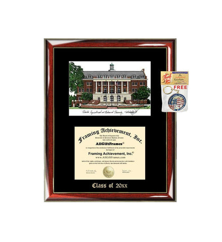 Florida A&M University FAMU Graduation Custom Frame Emboss Lithograph Diploma Degree Framing Embossed Bachelor MBA Master PHD Certificate Framing