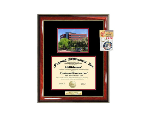 Diploma Frame University of Phoenix UOP Graduation Gift Idea Engraved Picture Frames Engraving Degree Cheap Graduate Bachelor Masters MBA PHD Doctorate School