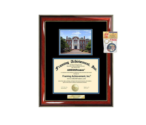 Diploma Frame University of New Haven UNH Graduation Gift Idea Engraved Picture Frames Engraving Degree Cheap Graduate Bachelor Masters MBA PHD Doctorate School