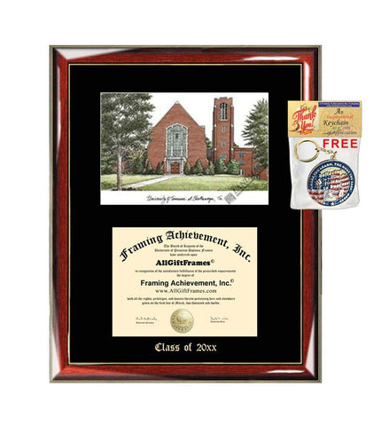 University of Tennessee Chattanooga UTC Diploma Frame Emboss Lithograph Graduate Gift Graduation Degree Framing Plaque Certificate Holder Case University Frame