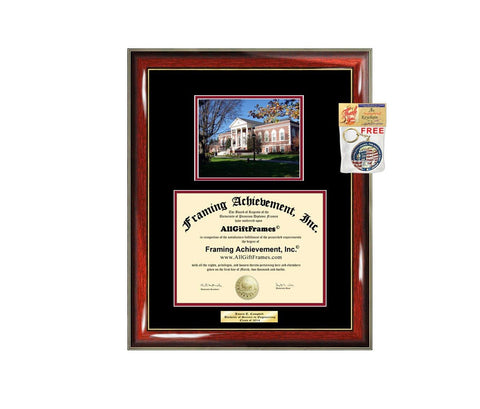 Diploma Frame Radford University Graduation Gift Idea Engraved Picture Frames Engraving Degree Cheap Graduate Bachelor Masters MBA PHD Doctorate School