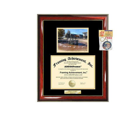 Diploma Frame ODU Old Dominion University Graduation Gift Idea Engraved Picture Frames Engraving Degree Cheap Graduate Bachelor Masters MBA PHD Doctorate School