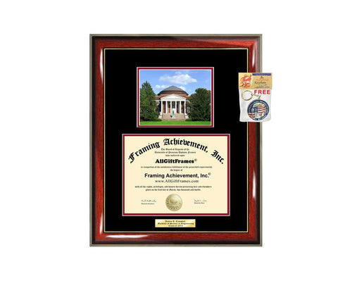 Diploma Frame University of Louisville Graduation Gift Idea Engraved Picture Frames Engraving Degree Cheap Graduate Bachelor Masters MBA PHD Doctorate School
