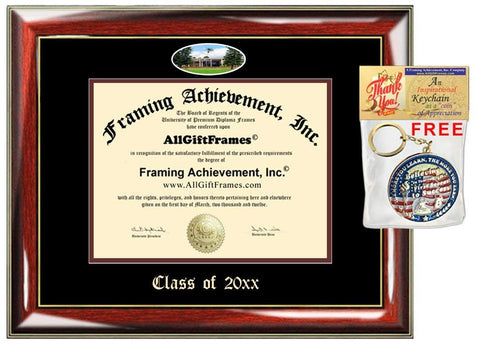 Custom Diploma Frame University of Hawaii Embossed College Best Graduation Degree Frame Double Mat Campus Fisheye Picture Frame Cheap Hawaii Certificate Graduate Gift