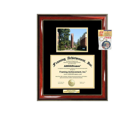 Diploma Frame George Fox University GFU Graduation Gift Idea Engraved Picture Frames Engraving Degree Large Cheap Graduate Bachelor Masters MBA PHD Doctorate