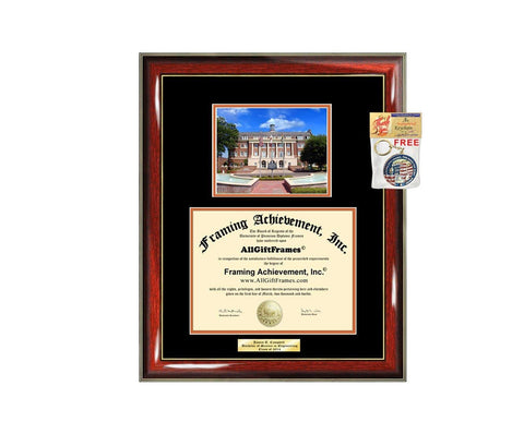 Diploma Frame FAMU Florida A&M University Graduation Gift Idea Engraved Picture Frames Engraving Degree Large Cheap Graduate Bachelor Masters MBA PHD Doctorate