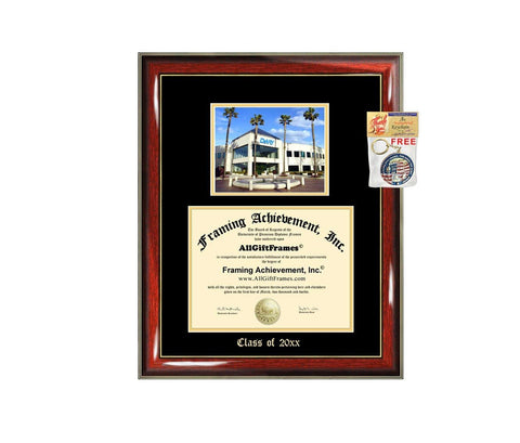 Diploma Frame Big DeVry University Graduation Gift Case Embossed Picture Frames Engraving Certificate Personalized Degree
