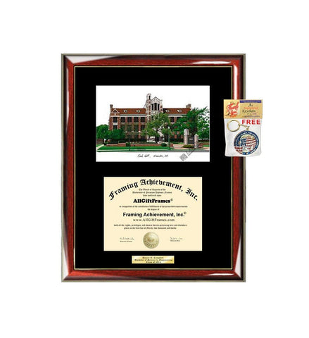 AllGiftFrames National-Louis University NLU Diploma Frame Lithograph Degree Graduation Framing Black Matted Engraved Custom University Graduate Gift Holder Case