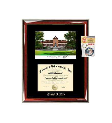 University of Arizona Diploma Frame Emboss Lithograph Graduation Degree Framing Certificate Graduate Gift Document Black Matted University Diploma Frame
