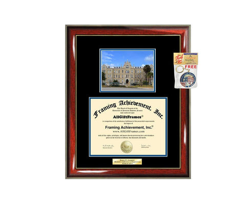 Diploma Frame St. Mary's University Texas Graduation Gift Idea St Marys Engraved Picture Frames Engraving Degree Cheap Bachelor Masters MBA PHD Doctorate School