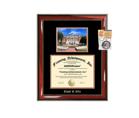 Diploma Frame Big FAMU Florida A&M University Graduation Gift Case Embossed Picture Frames Engraving Certificate Holder Graduate Bachelor Masters MBA PHD Doctorate