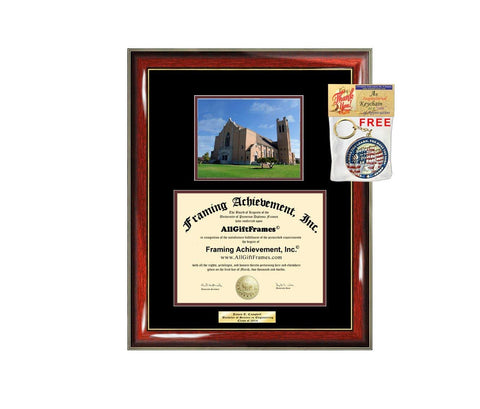 Diploma Frame McMurry University Graduation Gift Idea Engraved Picture Frames Engraving Degree Large Cheap Graduate Bachelor Masters MBA PHD Doctorate School