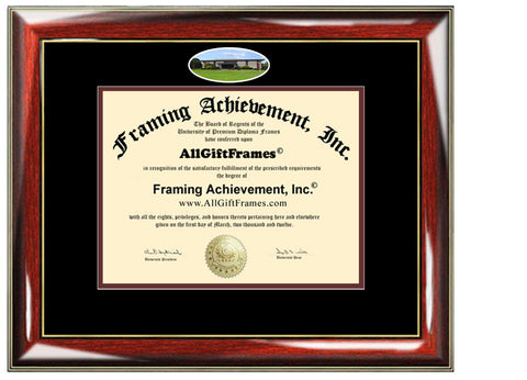 Sacred Heart University diploma frame campus school photo certificate SHU degree framing gift graduation frames plaque holder case document
