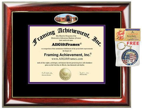 Tarleton State University diploma frame TSU campus picture degree certificate framing gift custom graduation frames plaque graduate document
