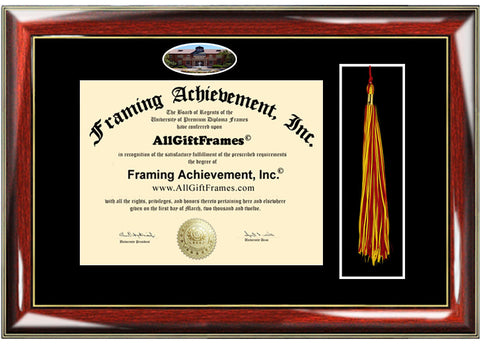 Marylhurst University diploma frame school tassel holder case box campus photo graduation gift certificate degree framing tassle graduate