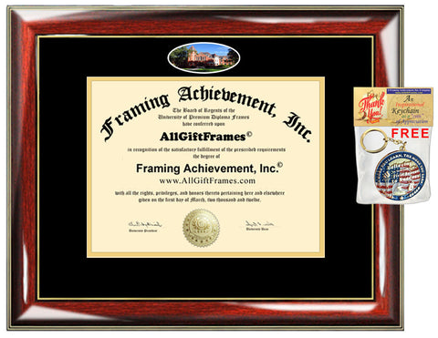 Millersville University diploma frame Pennsylvania certificate school picture degree framing gift graduation plaque document campus plaque