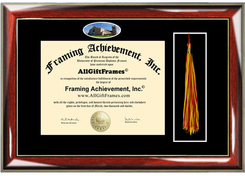 McMurry University diploma frame school tassel holder case box campus photo graduation gift certificate degree framing tassle graduate grad