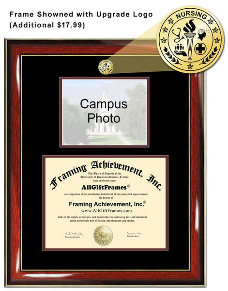 Diploma Frame ECSU Photo Graduation Gift Emboss School Certificate Degree Framing Document Eastern Connecticut State University Graduate