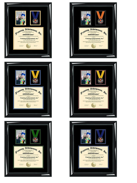 Excellence Graduate Medal Box Frame Medallion Graduation 4x6 Picture Frame Certificate Plaque Diploma Framing Gift Degree Education Award