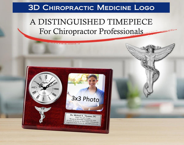 Chiropractic school graduation gift picture clock chiropractor congratulation