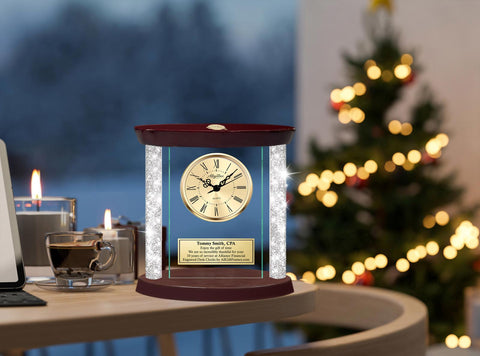 CPA desk clock Certified Public Accountant birthday gift retirement accountancy