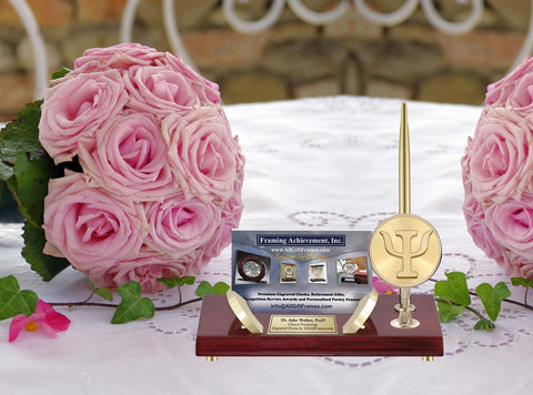 Business card holder congratulation psychology gift graduate psychologist etch