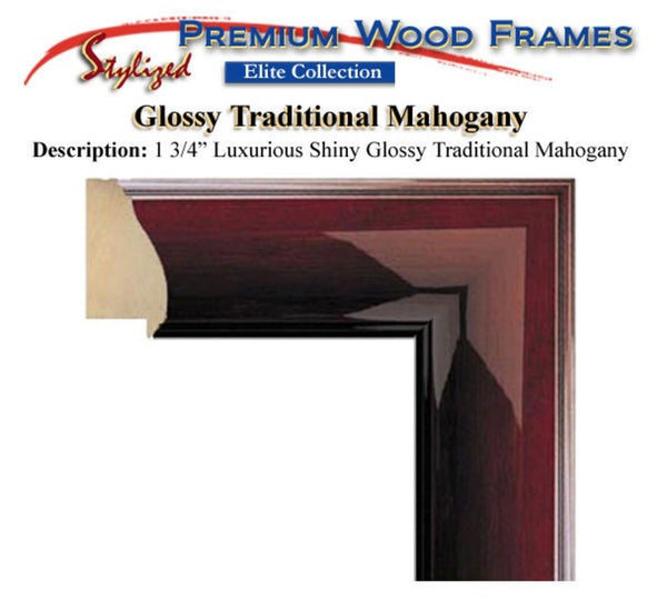 Double University Frame Two Diploma Graduation Engraved College Major Logo Glossy Traditional Mahogany Top mat Black Inner matted Maroon