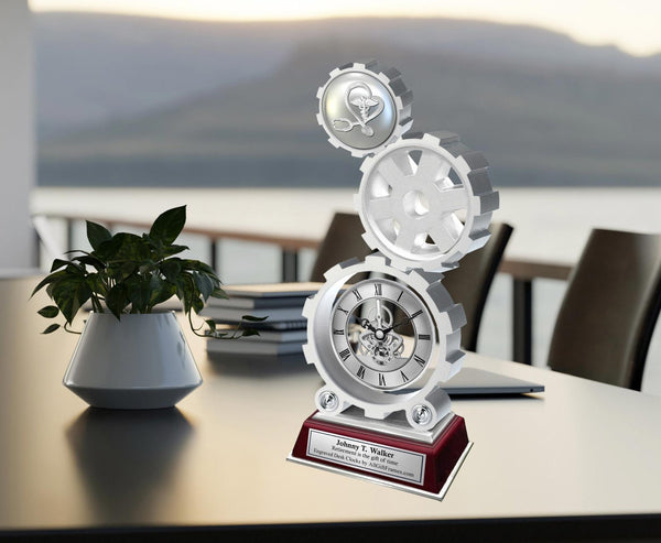 Nurse congratulation gift clock plaque nursing student graduation retirement