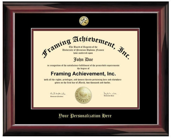 University Diploma Frame Graduation Gift Degree Mahogany Certificate College Degree License High School Document