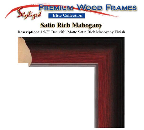 University Diploma Frame Certificate Plaque Framing Matted Satin Rich Mahogany Graduation Gift College Graduate